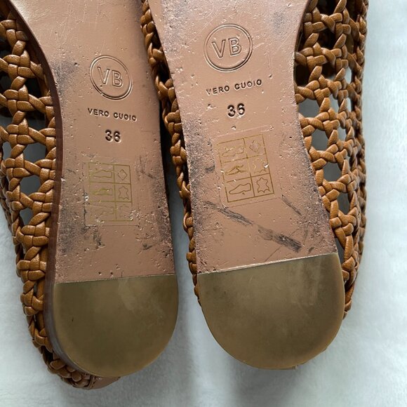 Veronica Beard Griffin Basket Weave Loafer size 36 - Picture 5 of 7